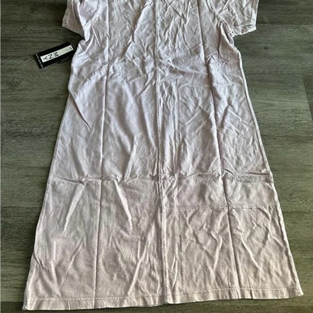 Light Pink T-Shirt Dress - Picture 2 of 2